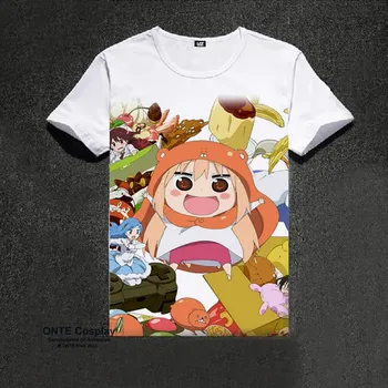 Japan Animationsfilm Himouto! Umaru-chan Trykt O-Hals kortærmet T-shirts Doma Umaru Casual Tops Tees