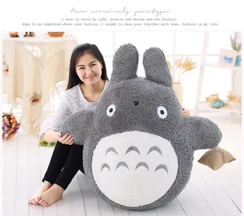 Japansk animationsfilm enorme Totoro plys legetøj zongzi totoro smide pude 100cm, Julegave w5099