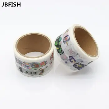 JBFISH Japansk Papir, Washi bånd Tegneserie Piger Rose Blomster Dekorative klæbebånd/Masking Tape, Klistermærker 9006