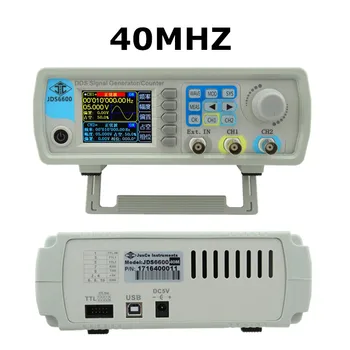 JDS6600 Digital DDS Funktion Signal Kontrol Dual-channel 40MHZ Generator frekvens meter tester Vilkårlig 28%off