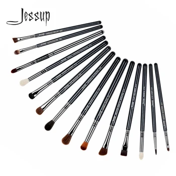 Jessup børster 14Pcs Høj Kvalitet Pro Makeup Børste Sæt Makeup-Værktøjer Maquiagem Foundation Pulver Definer Shader Liner T132
