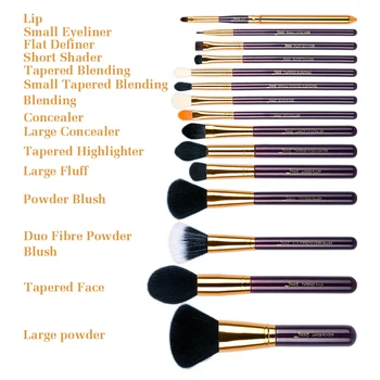 Jessup børster til makeup 15pcs Makeup Pensler Sæt Powder Foundation Eyeshadow Concealer Eyeliner, Lip Brush Tool T095