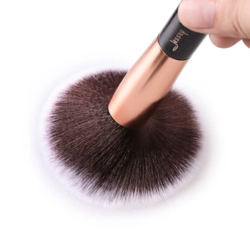Jessup Rose Gold/Black Professionel Makeup Pensler Sæt Make up Børste Værktøjer kit Foundation Pulver Rødmer naturlige syntetisk hår