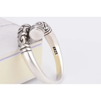 JEXXI Stor Forfremmelse Vintage Ringe Til Kvinder 925 Sterling Sølv Åbning Justerbar Finger Ringe, Smykker Fashion Party Tilbehør