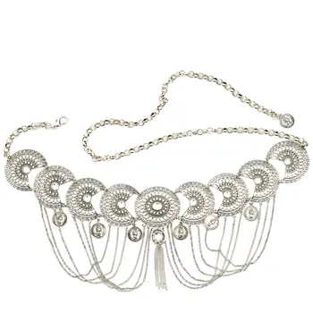 JIANXI Luksus Body Kæde Kvinder kvast mave kæde Maxi Femme Statement smykker, mønt Collier Bijoux Bikini Tilbehør.