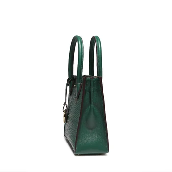 JIANXIU Mode Ægte Læder Håndtaske Luksus Håndtasker, Kvinder Tasker Designer Kvindelige Skulder Messenger Taske Nye Små Tote 3 Farve