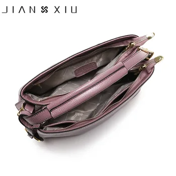 JIANXIU Mærke Luksus Håndtasker, Kvinder Tasker Designer Ægte Læder Håndtaske Mode Famale skuldertaske Kvast Tote Messenger Tasker