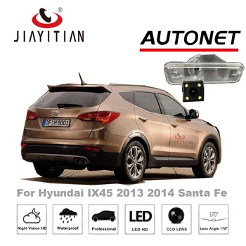 JIAYITIAN bakkamera For Hyundai Santa Fe 2013 Bil 4LEDS CCD Night Vision Backup-kamera Parkering Bistand, Vandtæt