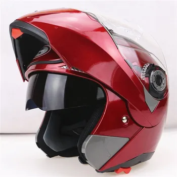 JIEKAI 105 flip op motorcykel hjelm dobbelt visir system hver rytter billig cykel hjelm M L XL XXL til rådighed
