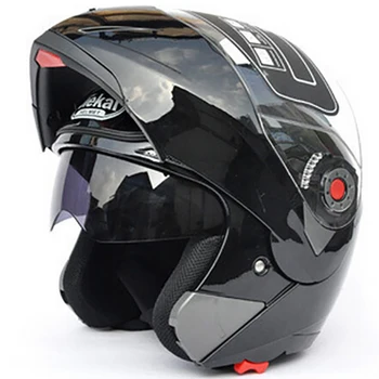 JIEKAI 105 Motorcykel hjelme Flip up dobbelt visirer hjelm Racing Fuld ansigtsmaske, som Moto Casco SizeM-2XL Motorcykel hjelme