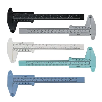 JIGONG Plast Vernier Caliper Måle Mikrometer 0-150 MM Mini Lineal Præcis Måling Værktøjer Standard Vernier Caliper