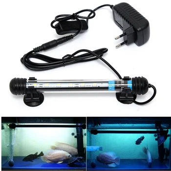 Jiguoor 18CM 24LED energi-effektiv Vandtæt Fisk Akvarium LED pærer Belysning Akvarium Led-Belysning til Dekoration