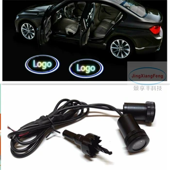 JingXiangFeng Velkommen Døren Lys 3D Laser-Lampe Ghost Skygge Lys tilfældet For Chevrolet LED Bil Logo Projektor Dekorative