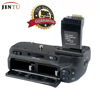 JINTU NYT Batteri Greb Pack BG-E18 til Canon EOS 750D 760D Rebel T6i T6s X8i 8000D DSLR Kamera Strøm