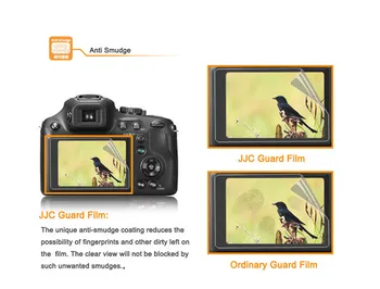 JJC LCP-D5300 LCD-Guard Film Screen Protector 2STK Kameraets Display Cover til Nikon D5300,D5500,D5600