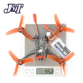 JMT Leder-120 120 mm kulfiber DIY Mini FPV Racer Quadrocopter Drone Kamera OSD F3 Børsteløs BNF Combo Sæt