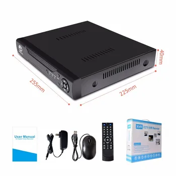 JOOAN 4CH CCTV DVR sikkerhedssystem 1080N H. 264 HD-Output P2P Hybrid 5 i 1 Onvif IP-Kamera TVI CVI AHD Video-Optager
