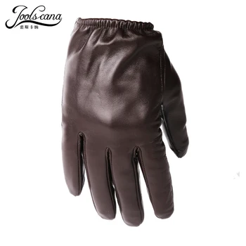 JOOLSCANA ægte læder handsker mænd mode kørsel håndled handsker vinter efterår lavet af italiensk importeret naturlige fåreskind