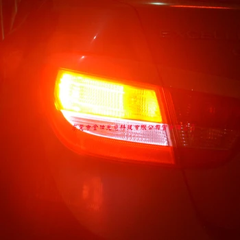 JSTOP CX-5 bil 12V led-pærer, der T20 7443 canbus Røde pærer bil led 7443 Lys 12VAC T20 W21/5W led auto Lampe 580 bremse pærer