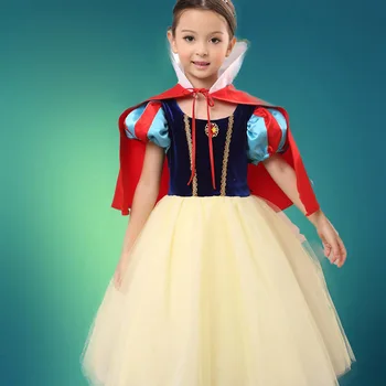 Julegave Piger Sne Hvid Prinsesse Kjoler Børn Piger Halloween Fest Cosplay Kjoler Kostume Børn, Pige Tøj