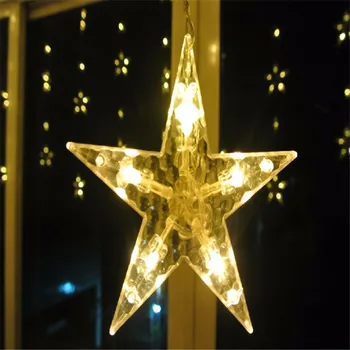 Julepynt til Hjem julelys Udendørs Led String Varm Hvid Adornos Jul Natal Decoracion Kerst 12 Lampe.W