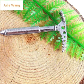 Julie Wang 10STK Antik Sølv Farve Klatring Økse 2017 Nye Trendy Halskæde Øreringe Armbånd Smykker Til Mænd Og Kvinder Tilbehør