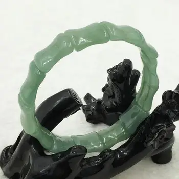 Justerbar Vintage Naturlig Grøn Jade armbånd armbånd Armbånd>>> kvinder jewerly Gratis fragt