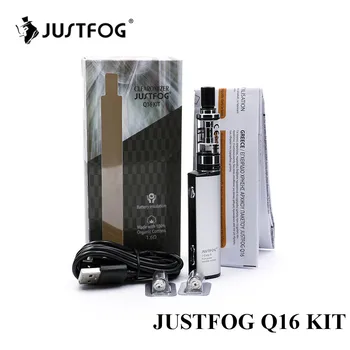 Justfog Q16 starter kit 900 mah indbygget batteri med variabel spænding anti-lækage med justfog Q16 Clearomizer