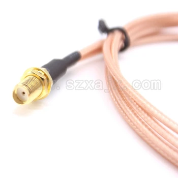 JX SMA hun til Y type 2X IP-9 MS156 mandlige Splitter kabel-Combiner pigtail RG316 En SMA punkt 2 MS156 stik til LTE Yota