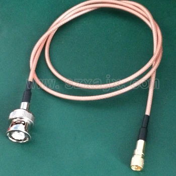 JX-stik Microdot Kompatible Stik mandlige 10-32UNF M5 til BNC male Vibrationer acceleration sensor test kabler 0,5 M-10 meter