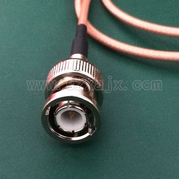 JX-stik Microdot Kompatible Stik mandlige 10-32UNF M5 til BNC male Vibrationer acceleration sensor test kabler 0,5 M-10 meter