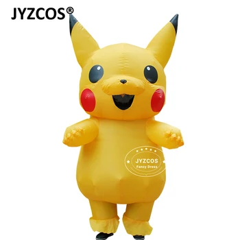 JYZCOS Oppustelige Dinosaur Kostumer til Børn Piger Drenge Unicorn Cowboy Pokemon Pikachu T-Rex Fancy Kjole Purim Cosplay Halloween
