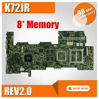 K72JR FOR ASUS Laptop Bundkort Passer X72J K72JR K72JU K72JK K72JT HD5470 1GB DDR3 216-0774007 REV2.0 Mainbaord Testet