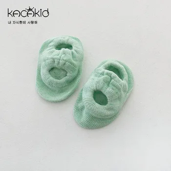 Kacakid Baby sokker candy farver forår spædbarn bomuld sokker baby båd sokker lidt Anti-slip sokker