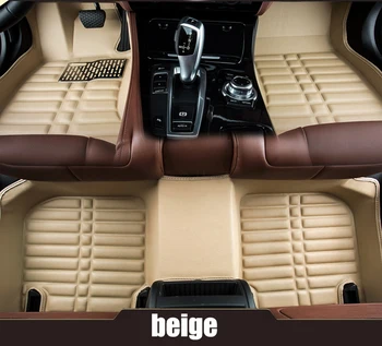 Kalaisike Brugerdefinerede bil gulvmåtter til BMW 3-5 7-Serie E46 E39 E90 E60 E36 F30 F10 F20 E30 E53 X3 X5 X6 G30 F11-bil styling