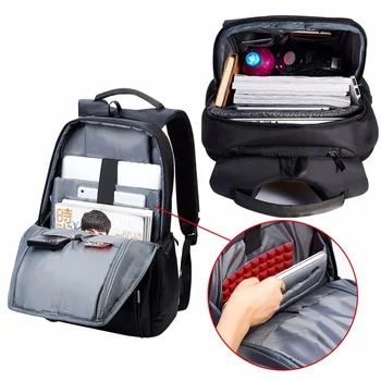 KALIDI Vandtæt Laptop Rygsæk USB Oplader 15.6 tomme skoletaske Casual Rygsæk Mænd Kvinder 15 tommer Rejse Taske til Teenage -