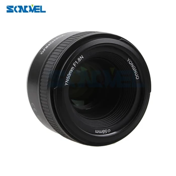 Kamera linse YONGNUO YN50mm F1.8 AF Blænde autofokus linse+58 mm UV CPL FLD Linse Filter+ Taske+Modlysblænde til Nikon kamera