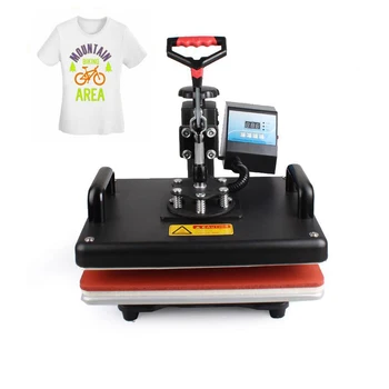 Kampagner 30*38CM 8 i 1 Combo Varme Tryk på Printer Maskine 2D Termisk Printer til Cap Krus Plade T-shirts Print