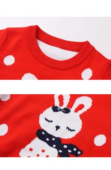 Kanin mønster Piger Trøjer til Børn pullover sweater Drenge pullover baby piger Efterår&vinter tøj, Børn pels
