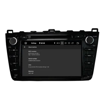 KANOR Android 6.0 4+32g 8 Core IPS Bil DVD-GPS For Mazda 6 Ruiyi Ultra 2008 2009 2010 2011 2012 WIFI Autoradio Mms-Stereo