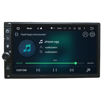 KANOR Octa Core RAM 4G-ROM-32G 2 Din Android 8.0 Universal Car Audio Stereo Radio Med GPS, WiFi, GPS Navigation Video Head Unit