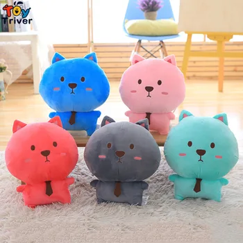 Kawaii Farverige Bløde Kitty Cat Toy Udstoppede Dyr Dukke, Baby, Børn, Børn-Års Fødselsdag Aktivitet Gave Hjem Shop Indretning Fremme