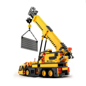 KAZI 8045 Legetøj City Engineering byggesten Kompatibel Legoed Legetøj DIY-Kran Sæt Uddannelse Mursten Gaver Til Kid guindaste
