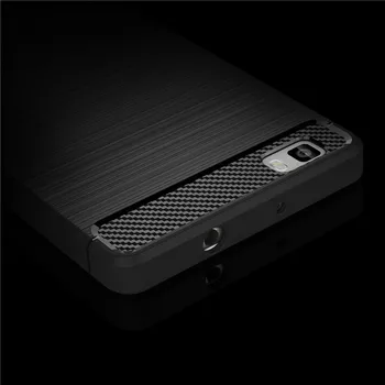 Kcatoon For Huawei P8 Lite dække Luksus Stødsikkert Carbon Fiber bagcoveret P8 Lite Tilfælde Gummi Telefonen Sagen For huawei P8 2016