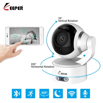Keeper 1080P Full HD Mini Wireless Wifi IP-Kamera Sikkerhed CCTV Kamera Netværk Overvågning Smart IR CUT Night Vision Kamera