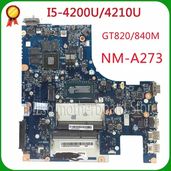 KEFU G50-70M For Lenovo G50-70 Z50-70 i5 bundkort ACLUA/ACLUB NM-A273 Rev1.0 med grafik kortet er testet