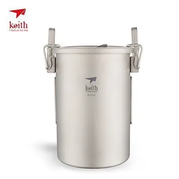 Keith Ti6300 Mp-Titanium Pot Køkkengrej Lys-vægt Camping Komfur Ris Værktøjer