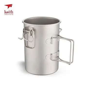 Keith Ti6300 Mp-Titanium Pot Køkkengrej Lys-vægt Camping Komfur Ris Værktøjer