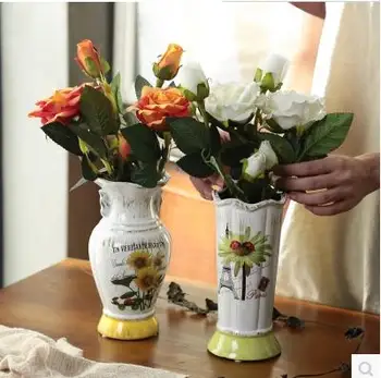Keramik vase, bryllupper og juledekoration, boligmontering produkter