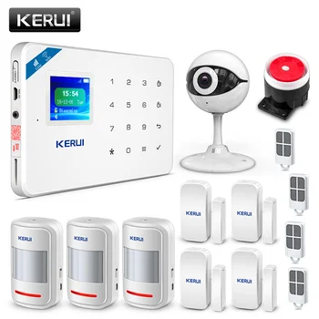 KERUI W18 Trådløst GSM IOS/Android APP Control tyverialarm System russisk/engelsk Stemme Hjem Sikkerhed Alarm